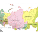 Russland aufgeteilt