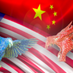 US-Handelskrieg eskaliert: China und Kanada reagieren scharf US Adler vs. China Drachen