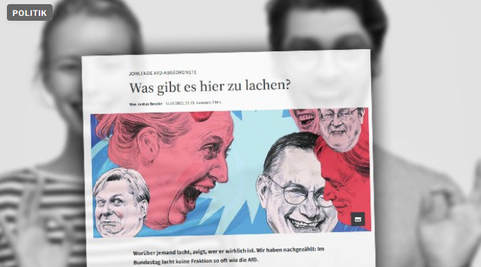 AfD politiker lachen