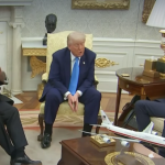 Trump mit südafrikanischem Präsidenten