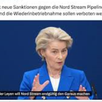 Von der Leyen will endgültigen „Tod“ von Nord Stream durch Verbot