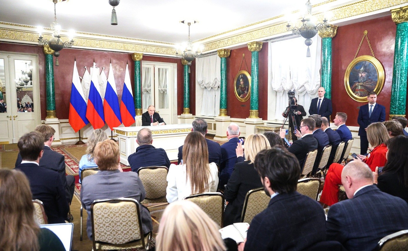 Wladimir Putin kommt auch auf die besondere Lage
