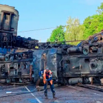 Autobahn- und Eisenbahnbrücke in Russland gesprengt – Tote und Verletzte