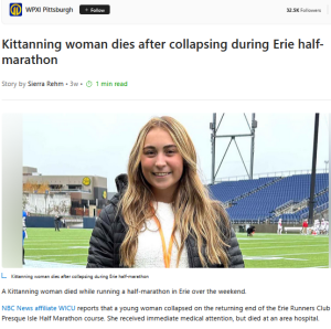 Erfolgreiche Sportlerin stirbt nach Zusammenbruch während Halbmarathon