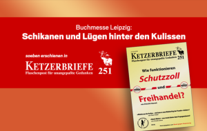 Buchmesse Leipzig: Schikanen und Lügen hinter den Kulissen