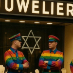 SA Uniformen mit regenbogenfahnen