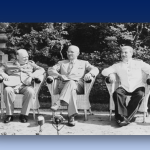 Winston Churchill, Harry S. Truman und Josef Stalin