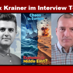 Nima R. Alkorshid (li) von Dialogue Works interviewt Alex Krainer