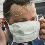 Jens Spahn mit Maske