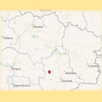 Karte Donbass