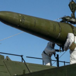 ballistische Kurzstreckenrakete vom Typ Iskander-M.