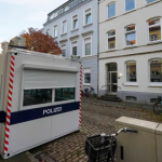 Container vor scholz wohnung