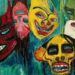Emmanuel Todd: Was Hitlerismus, Trumpismus und Nethanjahuismus gemeinsam haben? Emil Nolde, Masken Stillleben, 1911