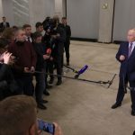 Putin über Konsequenzen im Fall des Einsatzes von US-Marschflugkörpern gegen Russland Medienvertreter wollen von Wladimir Putin wissen