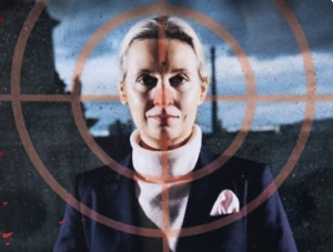 Linke aus Hannover: Alice Weidel mit Fadenkreuz: „Hier zielen“