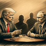 Weil sie Trump und Putin nicht zuhören.... Trump und Putin beim Kartenspielen