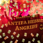 Antifa und Geldscheine