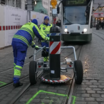 Augsburg rollende Poller