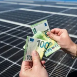 Geld-un-solarpanel