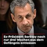 Były prezydent Francji Sarkozy wypuszczony z więzienia Sarkozy-entlassen