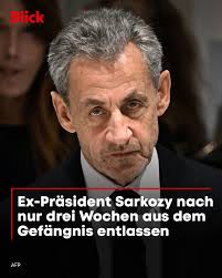 Französischer Ex-Präsident Sarkozy aus dem Gefängnis entlassen