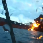 Wenn der Umweltschutz Pause macht: Jetzt auch Öltanker unter Beschuss (Video) Brenneder öltanker storybild