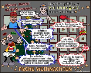 2. Advent DIE EIERKÖPFE . . . ADVENT, ADVENT DIE BUDE BRENNT . . . .