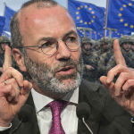 Weber fordert EU auf, Soldaten „unter europäischer Flagge“ in die Ukraine zu entsenden Der Europapolitiker Manfred Weber 2