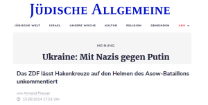 Als noch Pressefreiheit herrschte: Berichte über Ukraine aus 2014 auf „Jüdische Allgemeine“