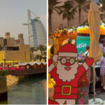 Bezpieczne jarmarki bożonarodzeniowe w muzułmańskim poranku – Gulf Christmas Weihnachtsmarkt-in-dubai