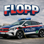 Polizeiauto mit e-antrieb