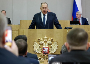 Lawrow vor Staatsduma, die geschlossen zur russischen Staatsführung steht – Teil 1