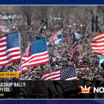 In Saint Paul, Minnesota vor rund 100.000 NO-KINGS-Demonstranten