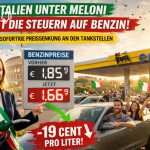 Meloni und benzinpreise