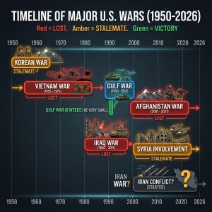 Und immer das gleiche Spiel der „Weltpolizei“ – die US-Kriege der letzten 75 Jahre
