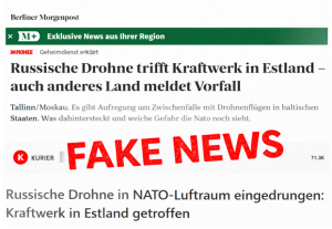 Pech für die Kriegstreiber: „Russische Drohne“ auf estnisches Kraftwerk kam aus Ukraine