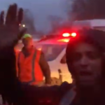 Ein Afrokrainer beim Versuch in die EU einzudringen