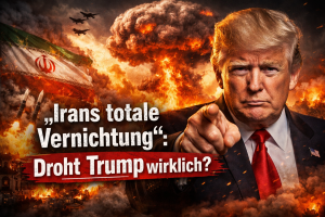 „Irans Vernichtung“: Droht Trump wirklich – oder nur Teil seiner Strategie?