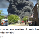 Wenn die „Klima“-Hysterie Pause macht - Mainstream ignoriert Umwelt-Zerstörung durch Krieg Brennendes öllager in russland ukrainisches wunder