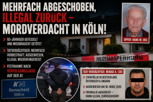Mehrfach abgeschoben, illegal zurück – jetzt bestialischer Mord an 93-Jährigem in Köln