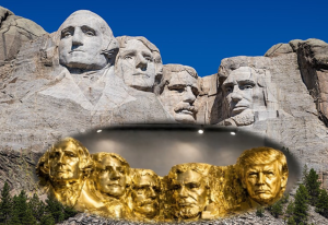 Mount Rushmore & USA-neu: Als Oligarchie in die goldene Zukunft oder den Bürgerkrieg?