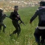 Systematische Gewalt israelischer Siedler gegen Palästinenser im Westjordanland Palästinenser werden von Israelis verjagt