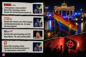Linke Hetzer: Statt Einsicht weiter Angriffe auf Normaldenkende wegen CSD-Terror