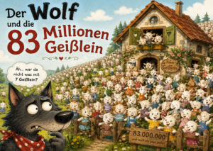 Der Wolf und die 83 Millionen Geißlein
