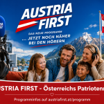 Die große Programm-Offensive von AUSTRIA FIRST - jetzt noch näher bei den Hörern! austria first neu 07.07.