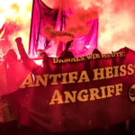 SOS Praworządność: Lewicowi faszyści maszerują, aby uniemożliwić konferencję partii AfD Antifa-heisst-angriff-2