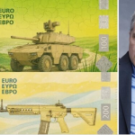 EU: Aufregung um Euro-Entwürfe der luxemburgerischen „Direction de la défense“ Banknoten Panzer und P. Bystron