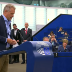 Wohlstand, Werte, Sicherheit: Petr Bystrons Generalabrechnung mit der EU Petr Bystron während seiner Rede im EU-Parlament.