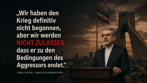 Iran: „Werden Krieg nicht zu Bedingungen des Aggressors beenden“
