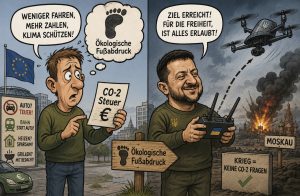 Klimaschutz mit zweierlei Maß? Bürger sollen sparen, aber Ukrainekrieg belastet Umwelt